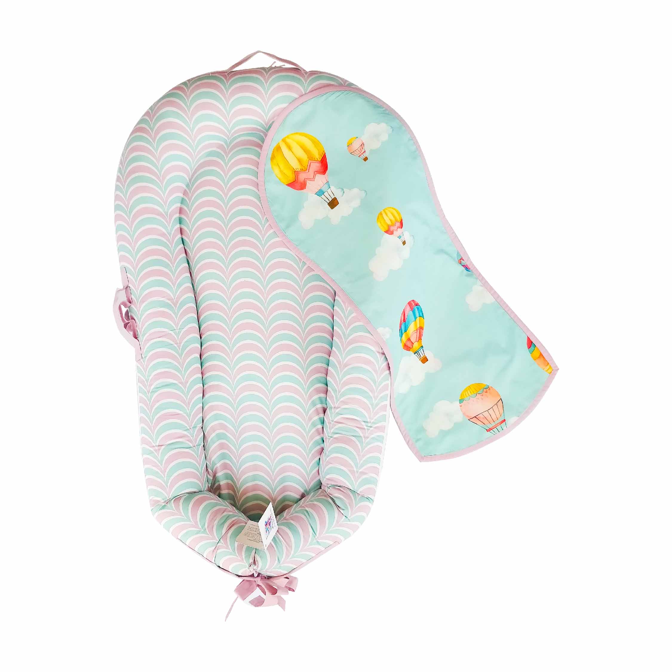 Cappadocia Hot Air Balloon - Snuggly Nest With Attachments - Mint Green
