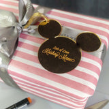 Personalised Laser Cut Gift Tags - Mickey, Set of 12