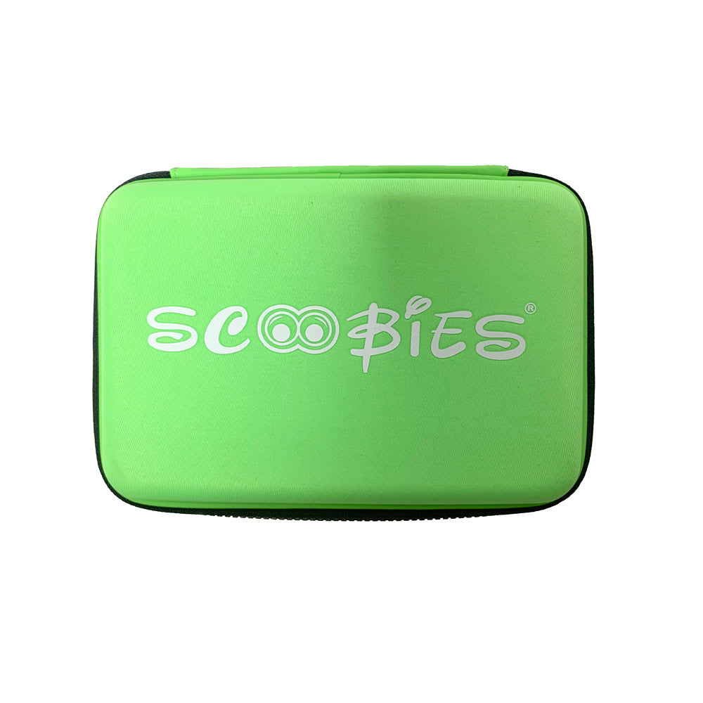 Footie In Scoobies Time Pencil Case  |  In-built Watch  |  Sporty Green Design