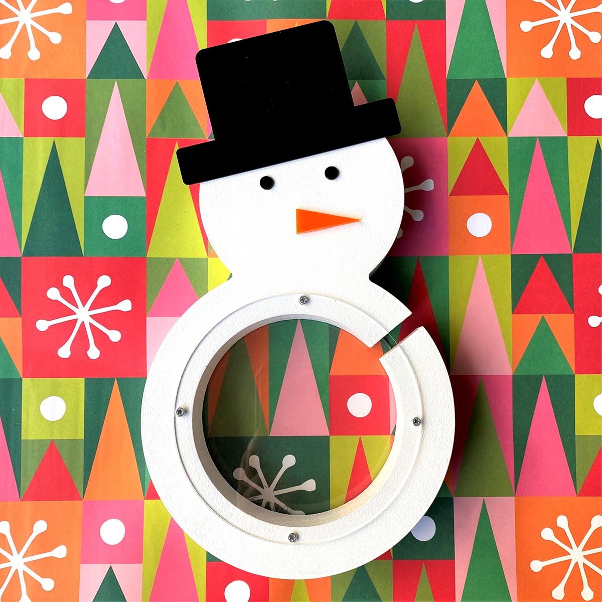 Piggy Bank - Snowman