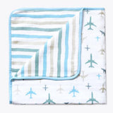 Masilo Organic Muslin Snuggle Blanket - Dream Wings
