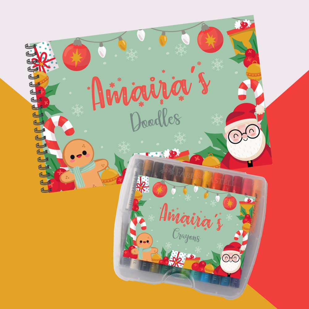 Doodle Book With Crayons