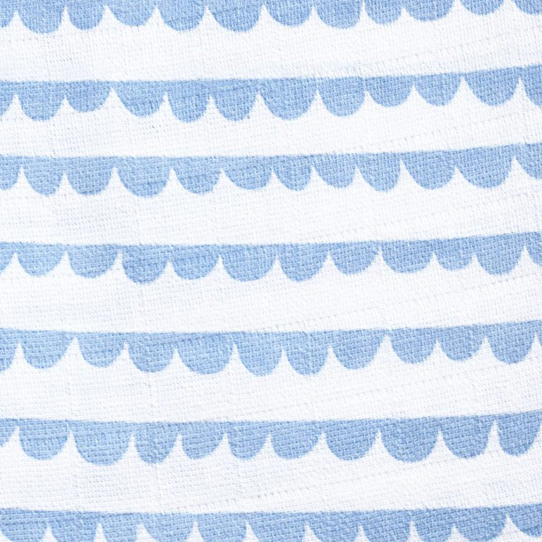 Masilo Organic Muslin Stroller Blanket - Up, Up & Away(Blue)