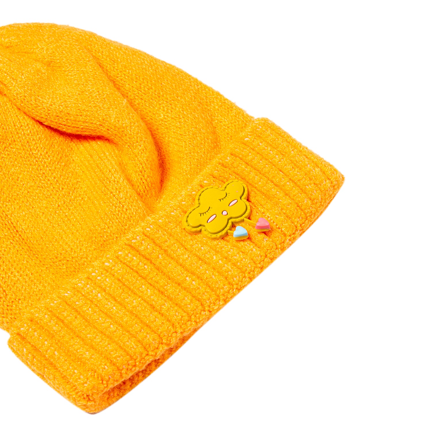 Baby Moo Knit Woollen Cap Winter Beanie Cloud Orange