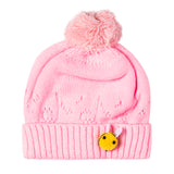Baby Moo Knit Woollen Cap Honey Bee Pink