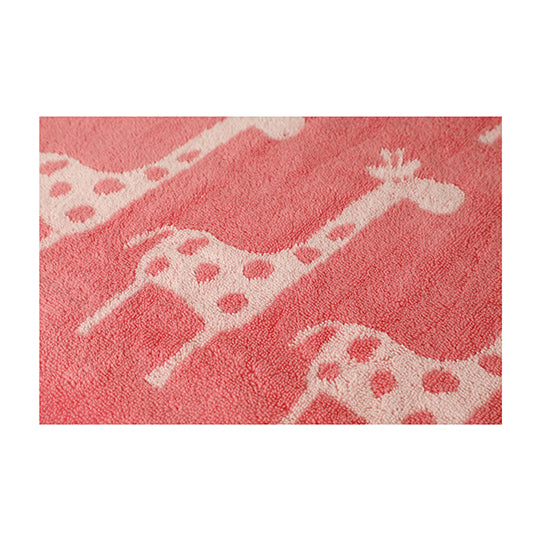 Bonheur  Bath Towels- Pink Giraffe