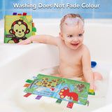Baby Moo Dazzle Dots Educational Learning 3D Cloth Book With Rustle Paper - Multicolour