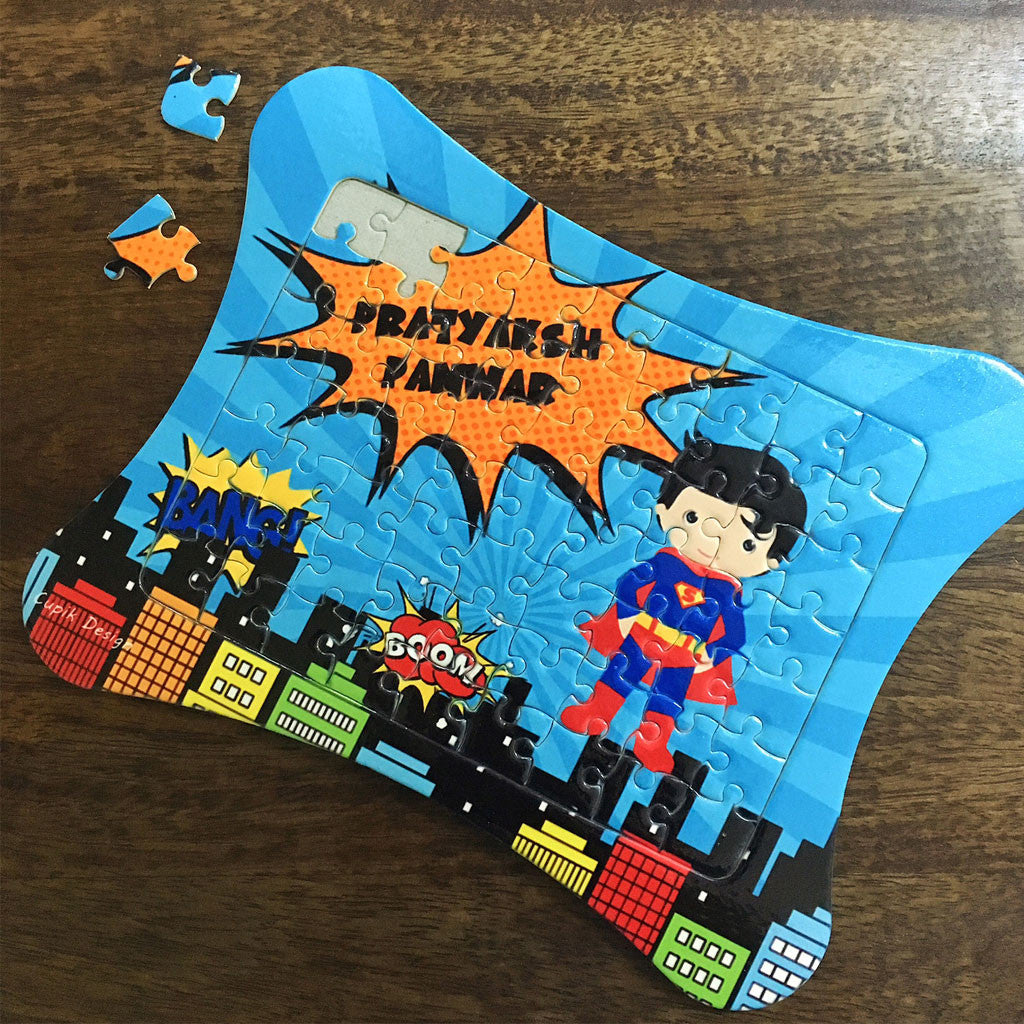 Personalised Jigsaw Puzzle - SuperBoy