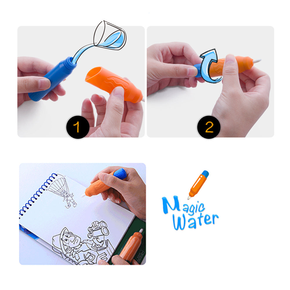 Jar Melo Magic Water Coloring Pad-Arts & Crafts-Jarmelo-Toycra