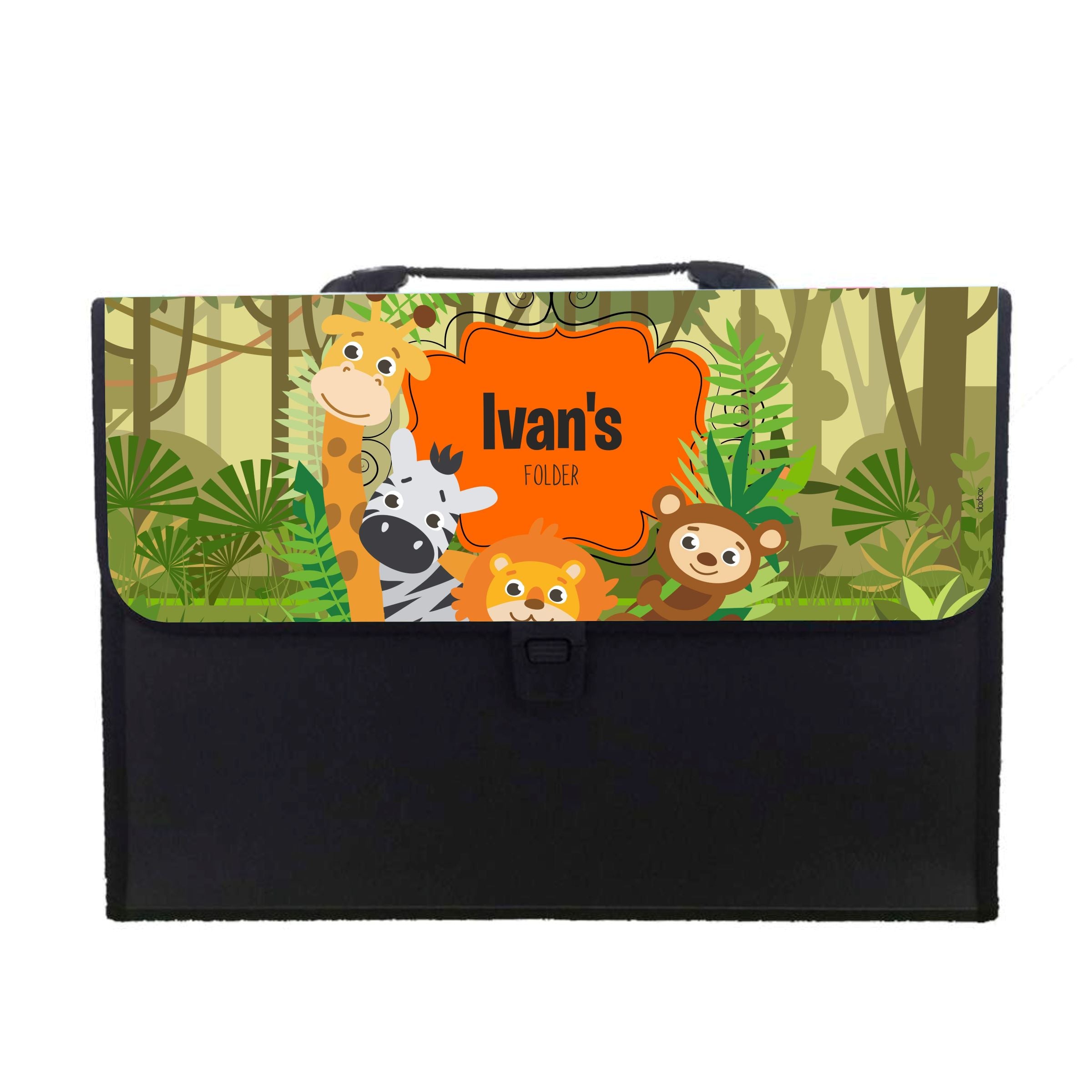 Personalised Folder - Jungle animals