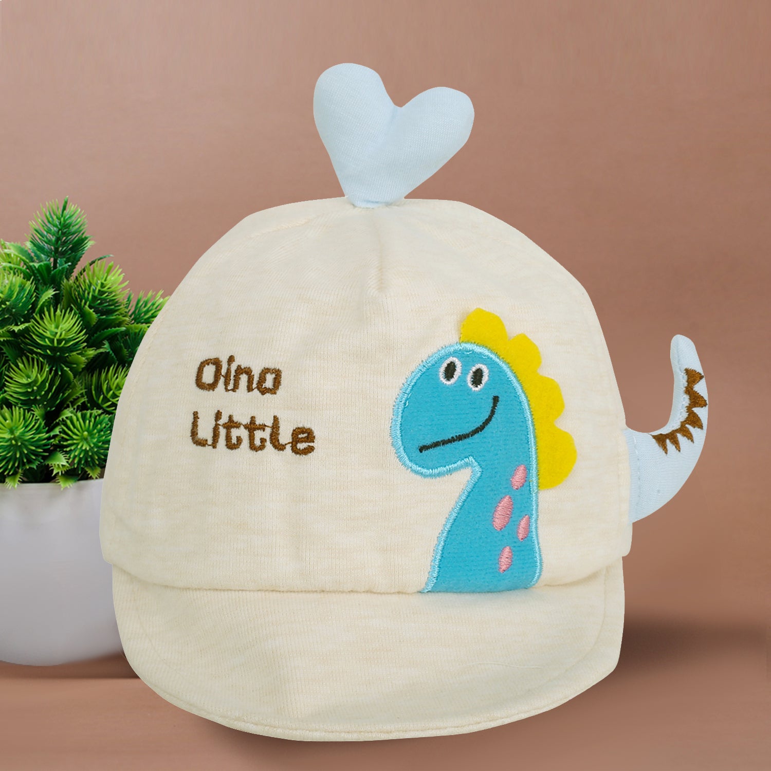 Baby Moo Dino Little Cream Caps