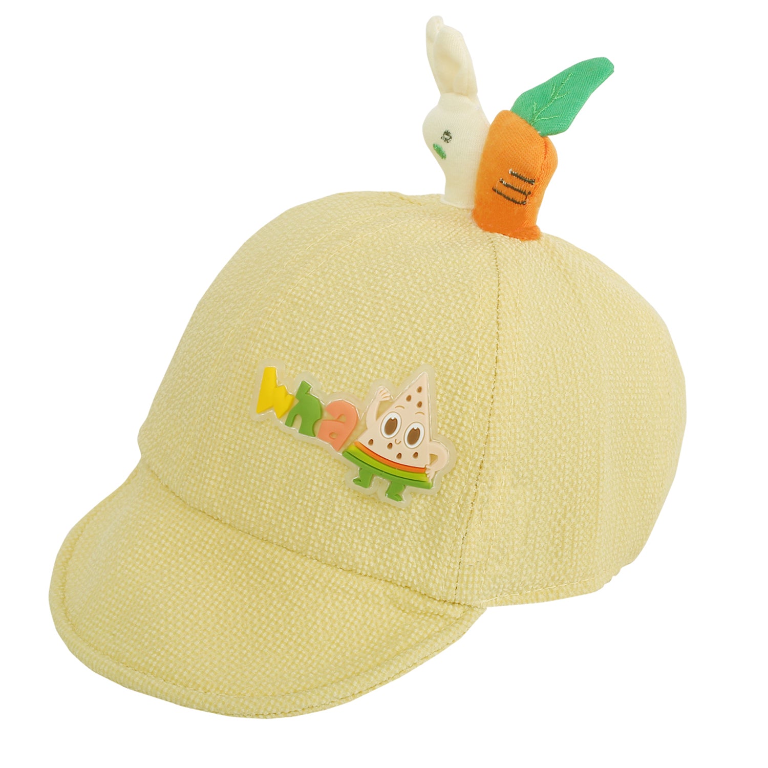 Baby Moo Hungry Bunny Cream Cap
