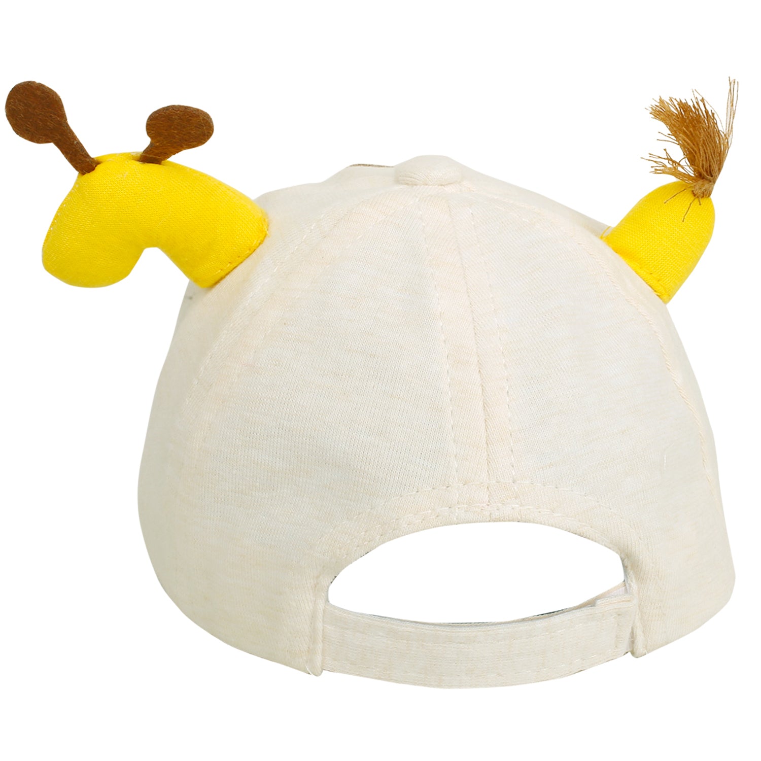 Baby Moo 3D Giraffe Off White Cap