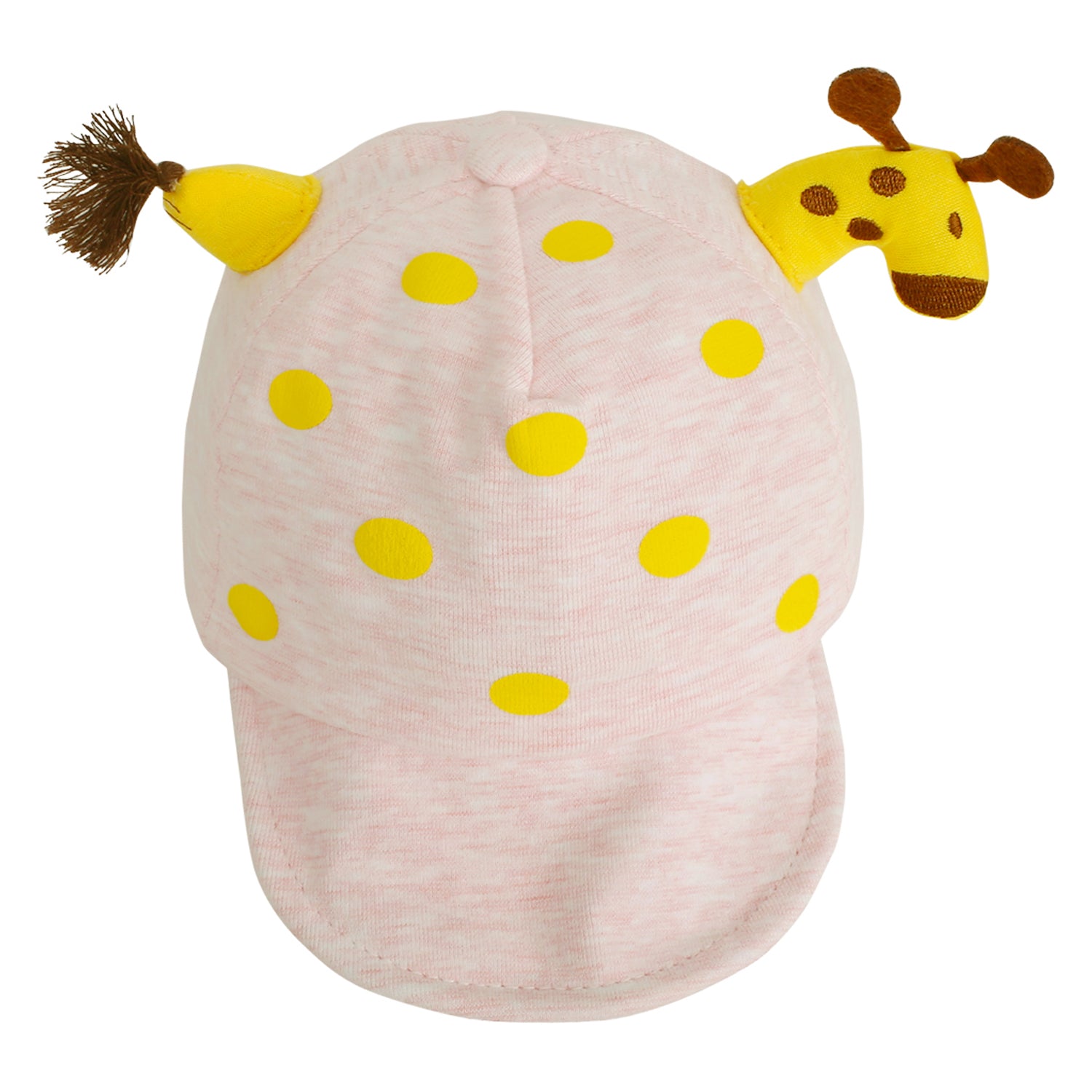 Baby Moo 3D Giraffe Pink Cap