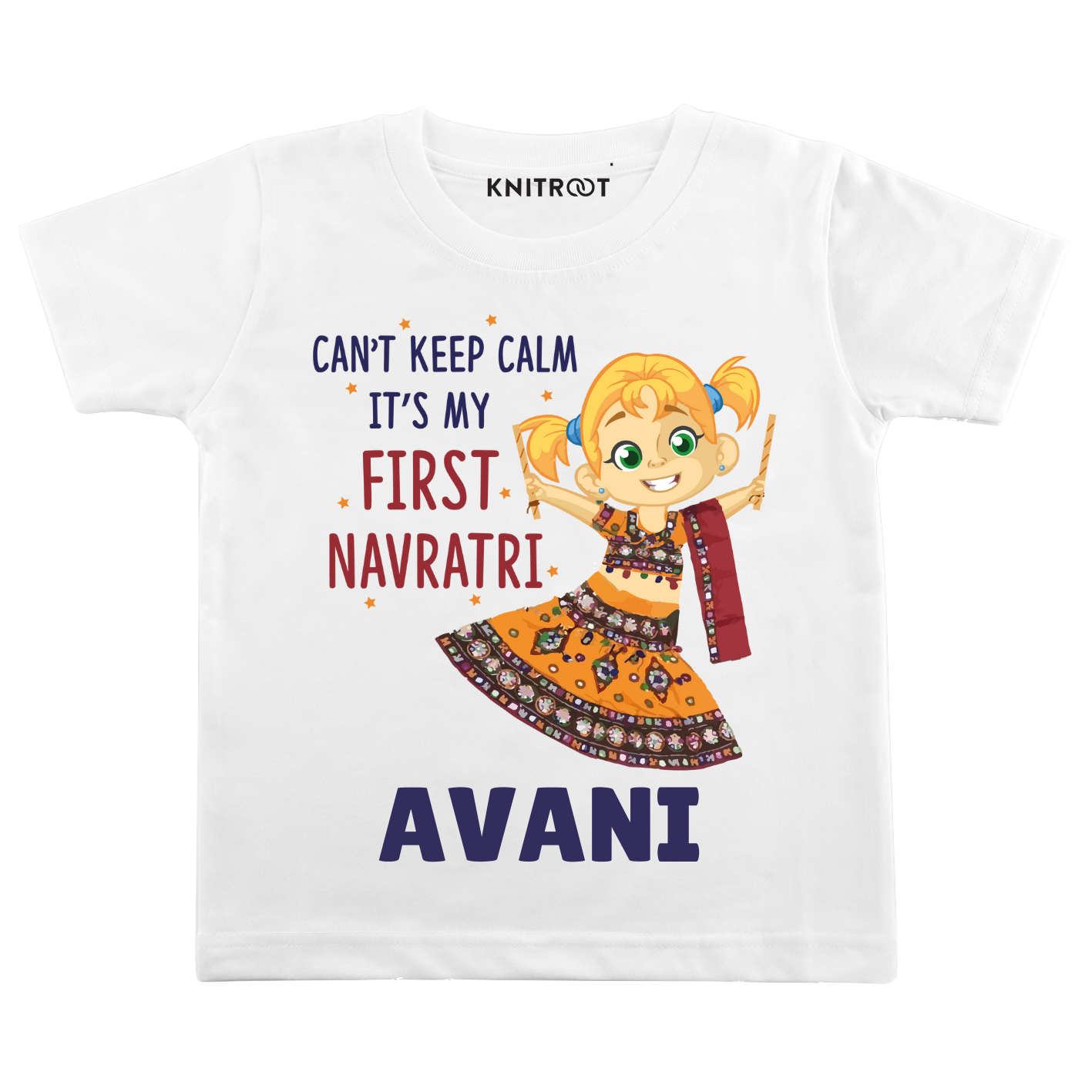 Can't Keep Calm It's Time First Navratri Girl