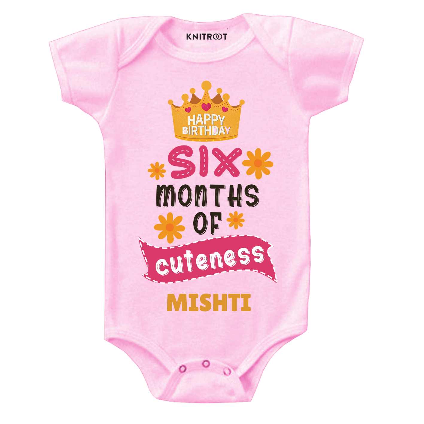 Six months of cuteness - Onesie