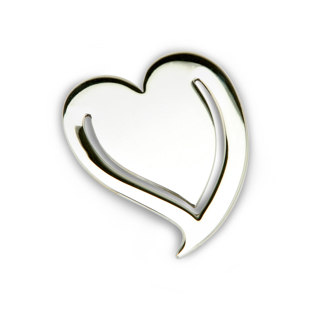Sterling Silver Bookmark - Heart