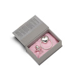 Sterling Silver Gift Set - With Heart Ring Rattle & Pacifier