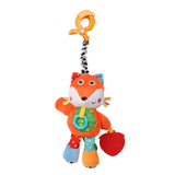 Smart Fox Orange Hanging Pulling Toy With Teether