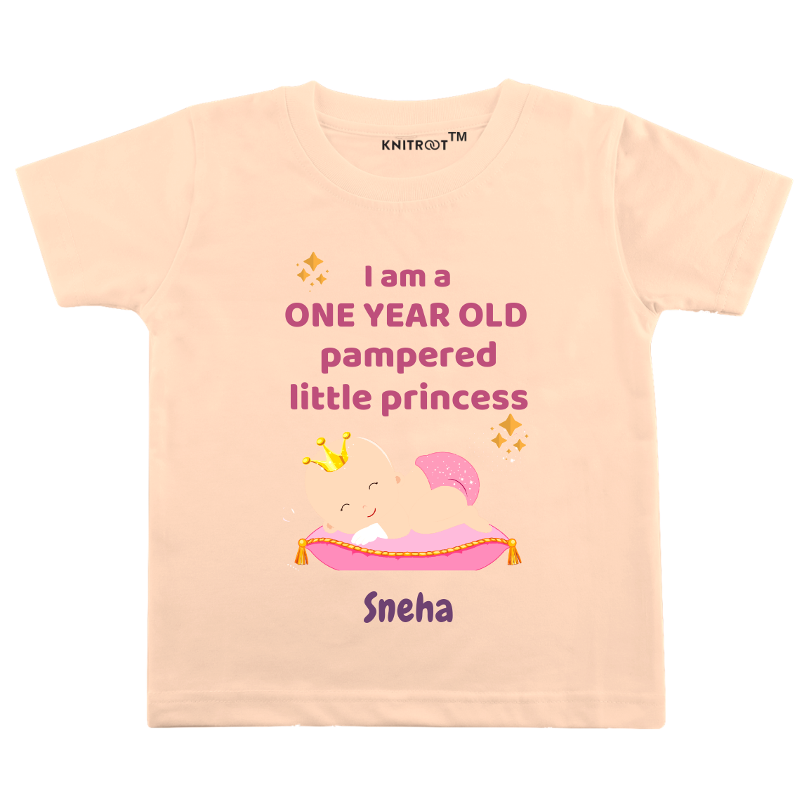 Pampered  First Birthday Tee