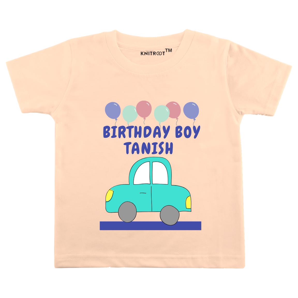 Car Baby First Birthday Tee