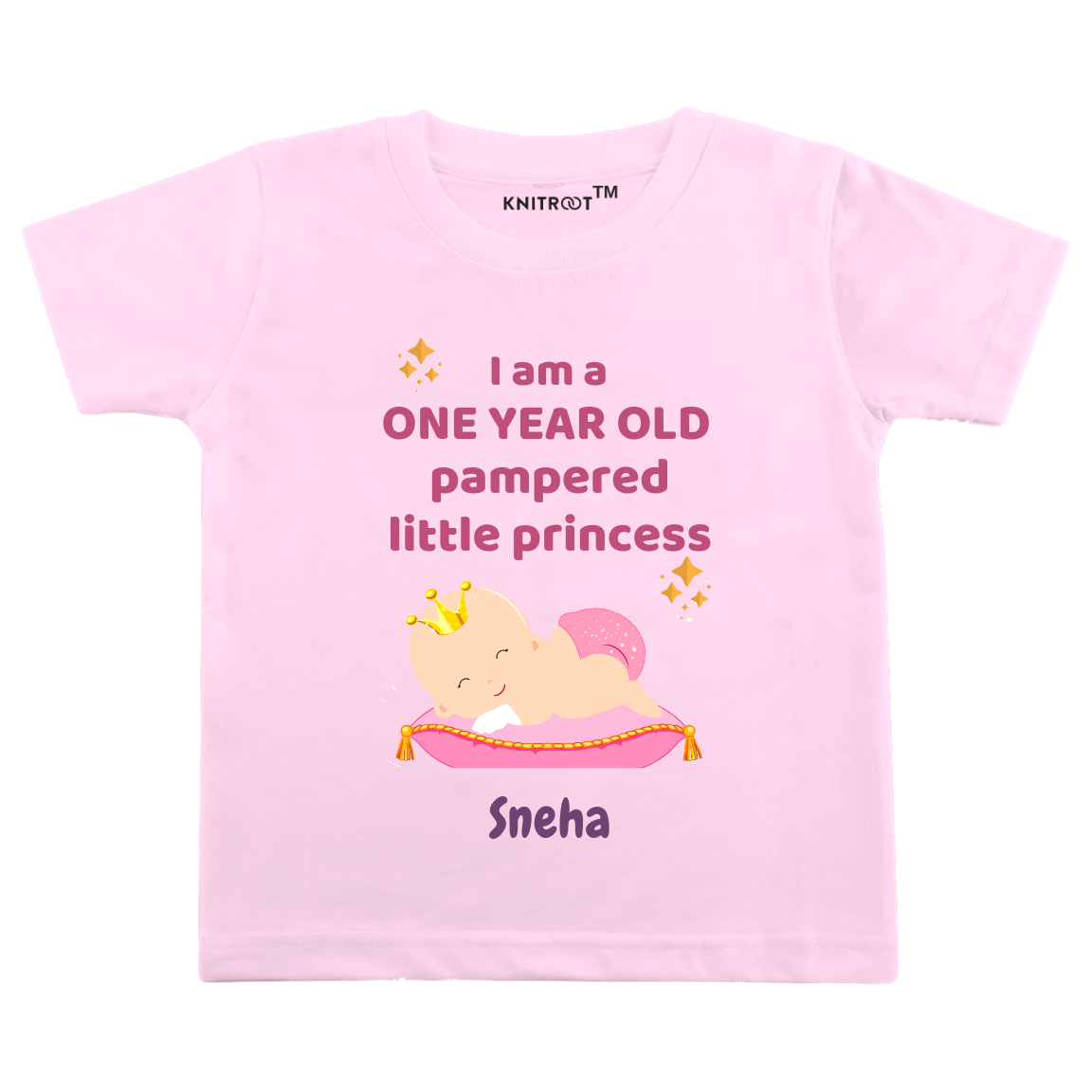 Pampered  First Birthday Tee