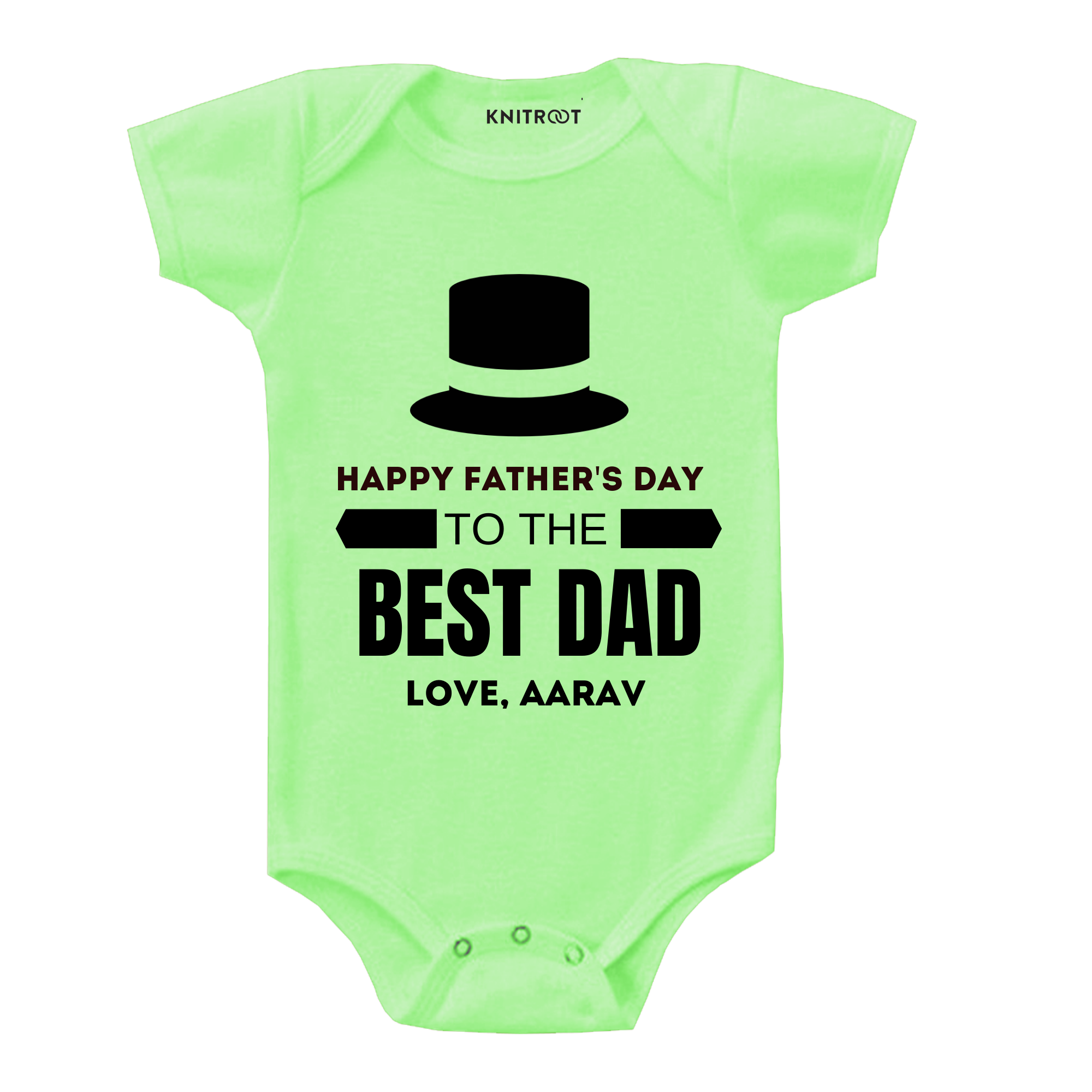 Happy Father's Day To The Best Dad Onesie