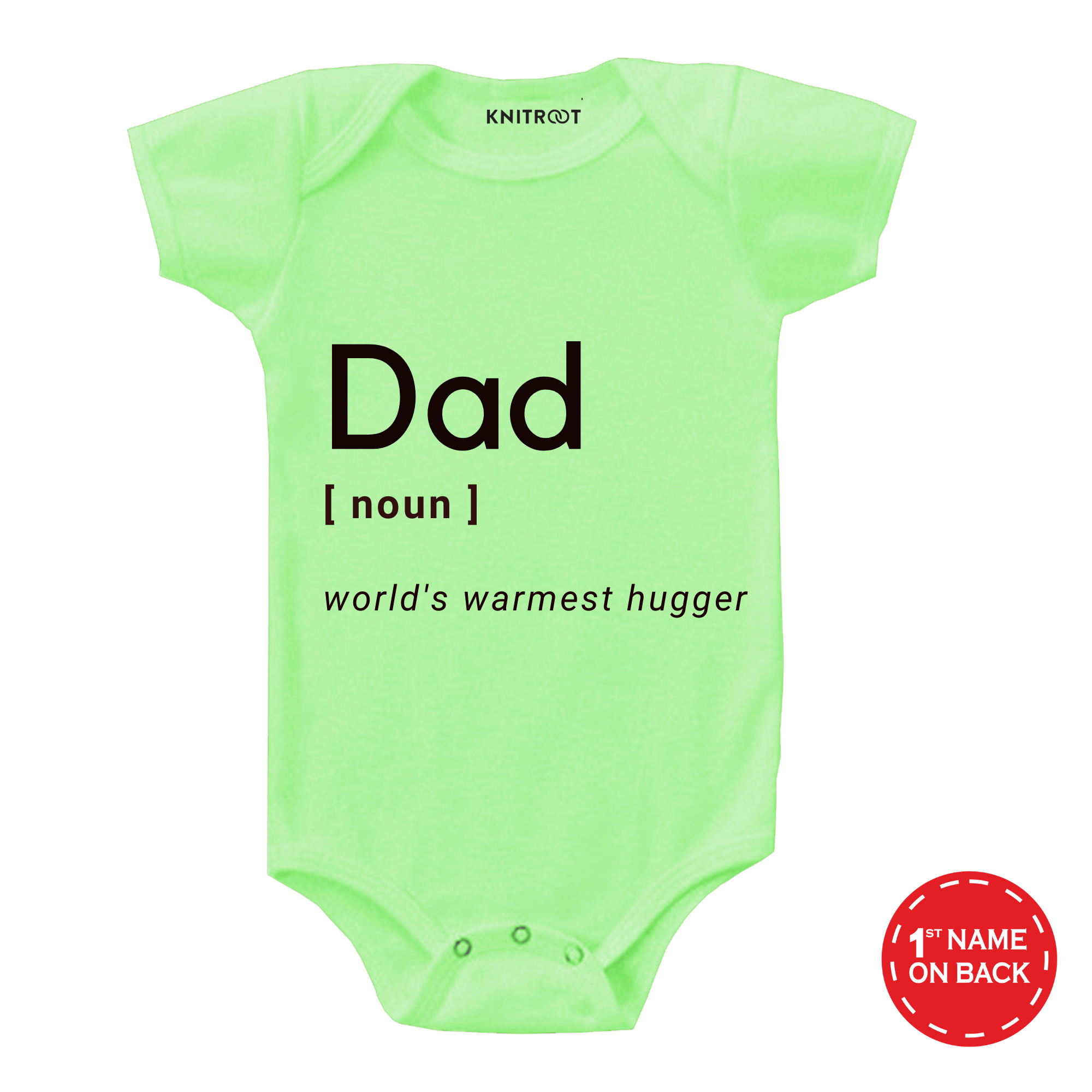 Dad World Warmest Hugger Onesie