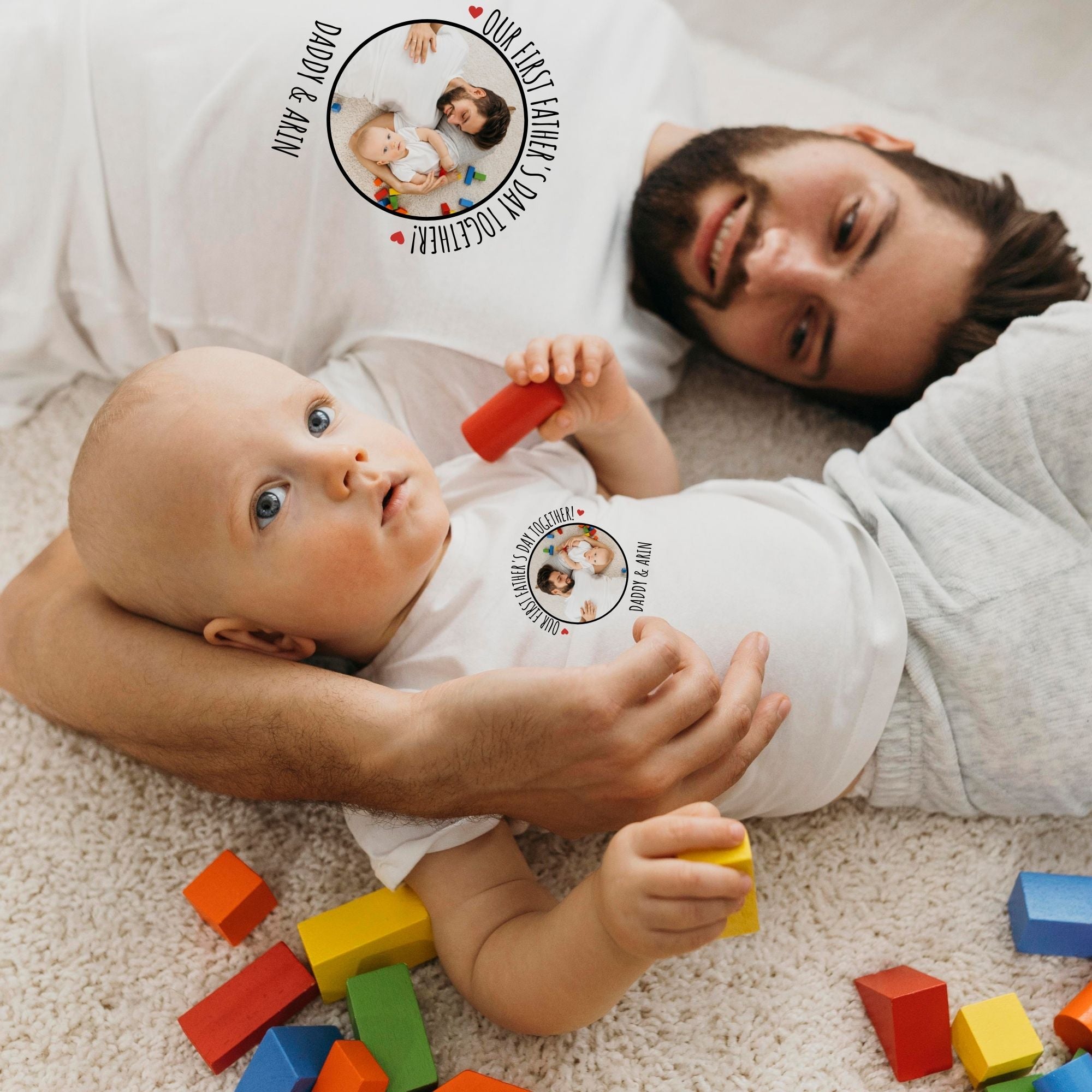 Our First Fathers Day Photo Combo