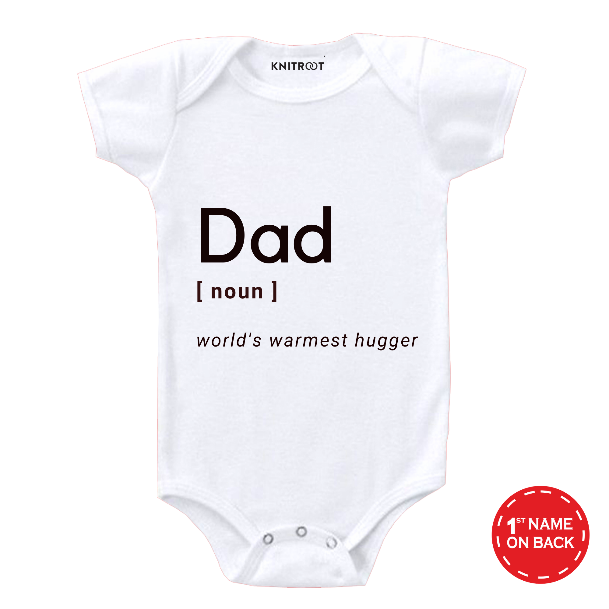 Dad World Warmest Hugger Onesie