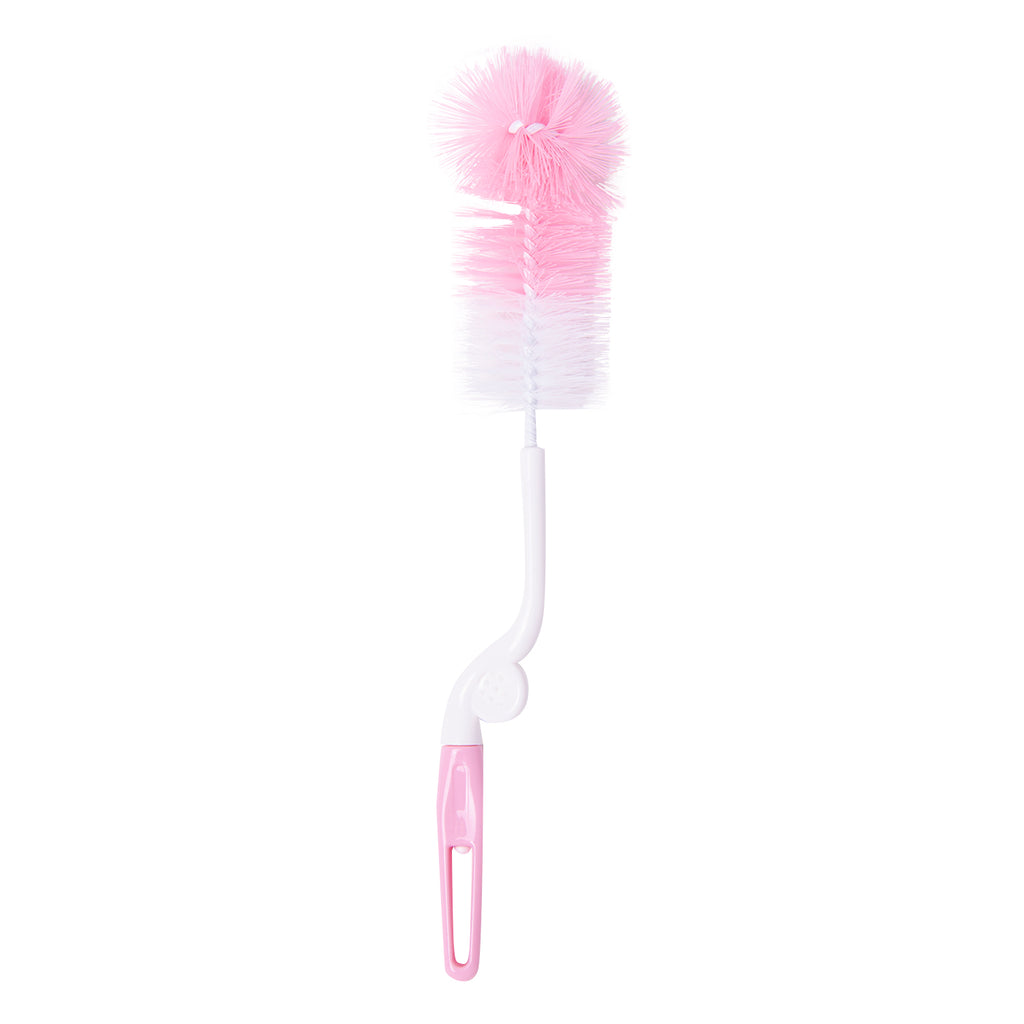 Baby Moo Premium Bottle And Nipple Cleaning Brush Set of 2- Pink,Blue,Yellow