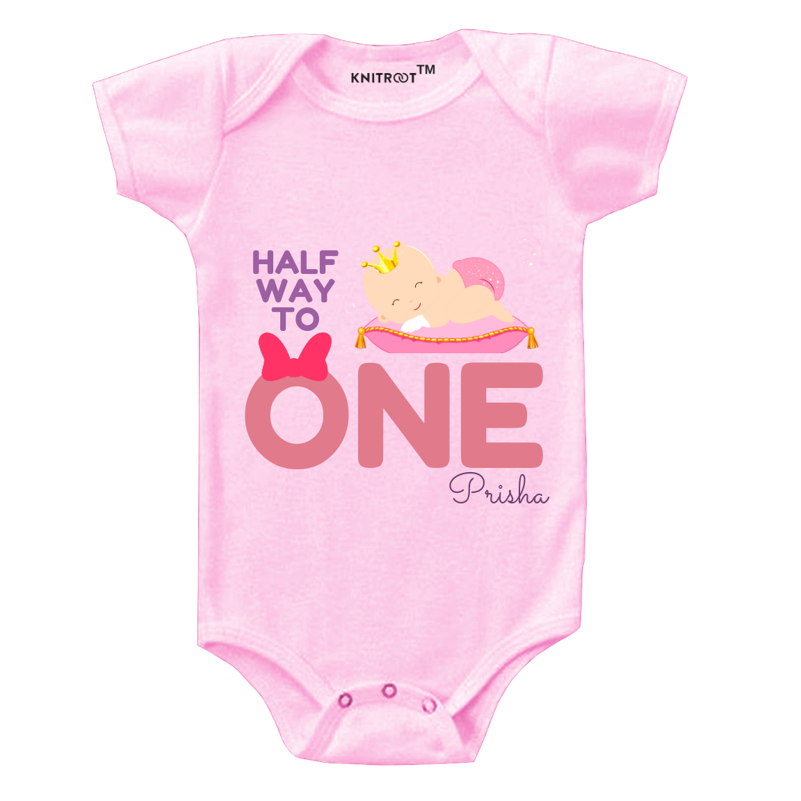 One Small Baby Half Birthday Onesie
