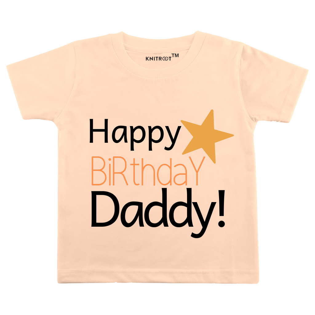Happy Birthday Daddy with Star Tee