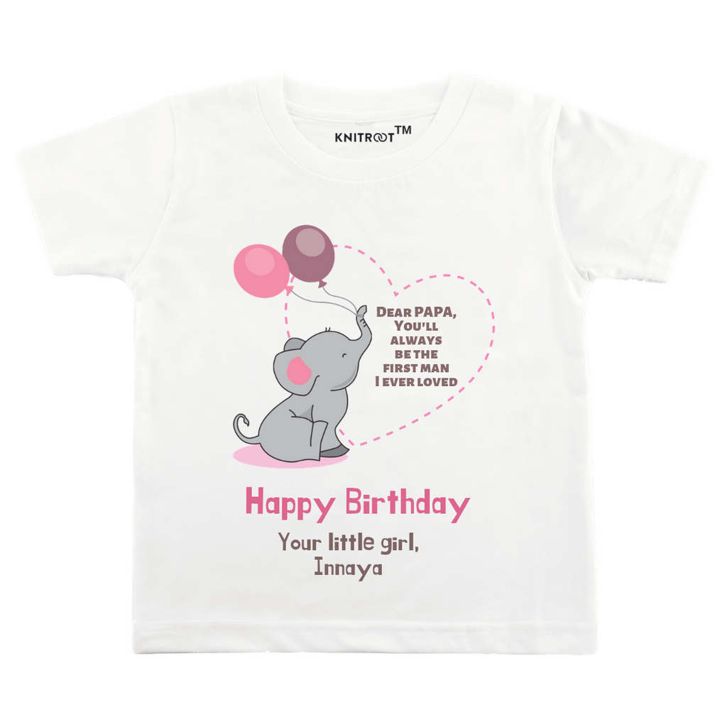 Baby Elephant Birthday Tee
