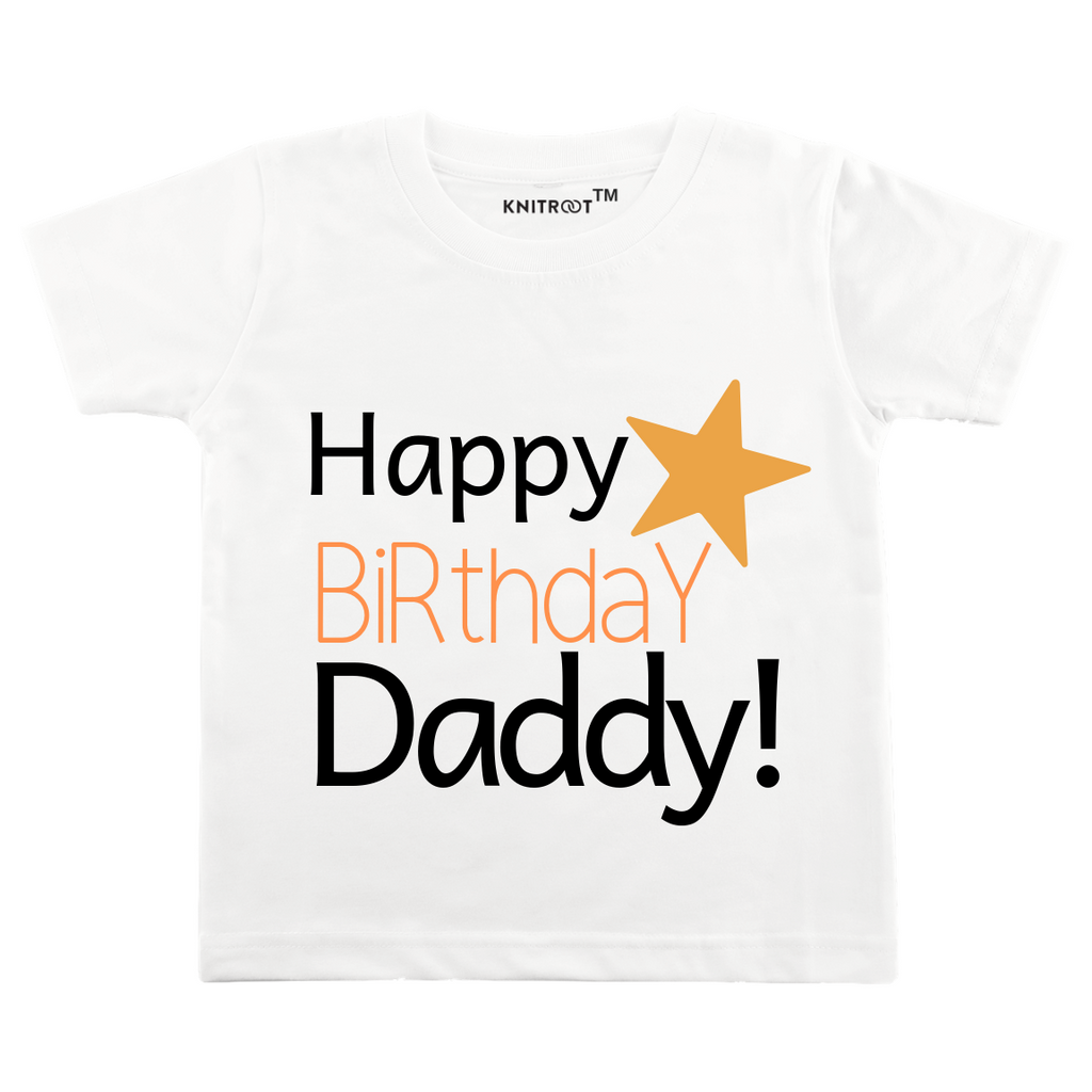 Happy Birthday Daddy with Star Tee