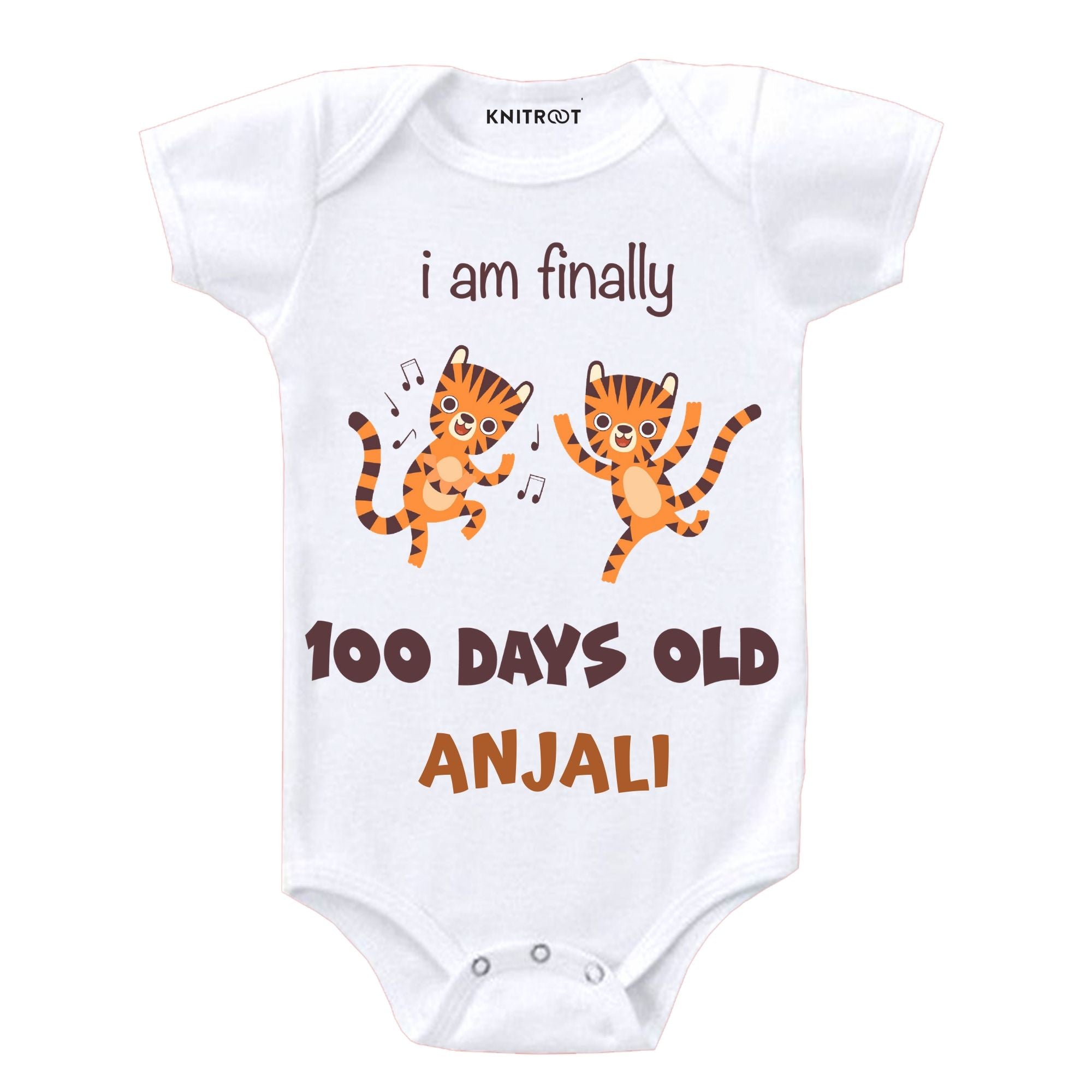 I Am Finally 100 Days Old Onesie