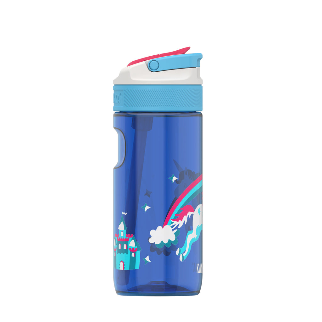 Kambukka Lagoon Kids Rainbow Unicorn Water bottle With Spout Lid, 500ml