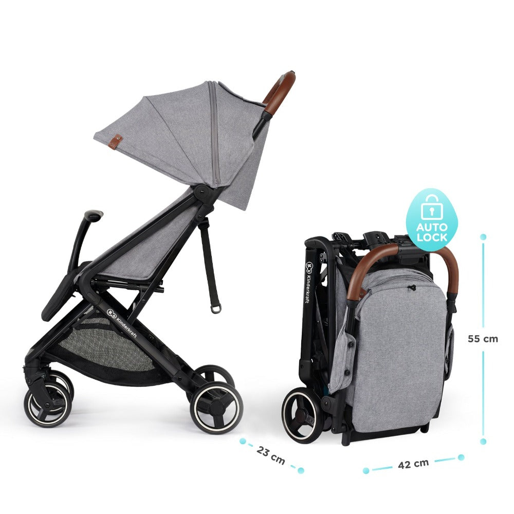 Kinderkraft Nubi 2 Lightweight Stroller With Automatic Folding 