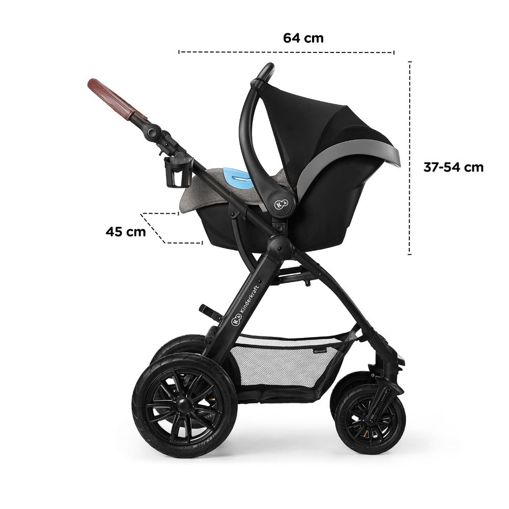Kinderkraft Xmoov 3In1 Travel System with Car Seat included – My Baby  Babbles