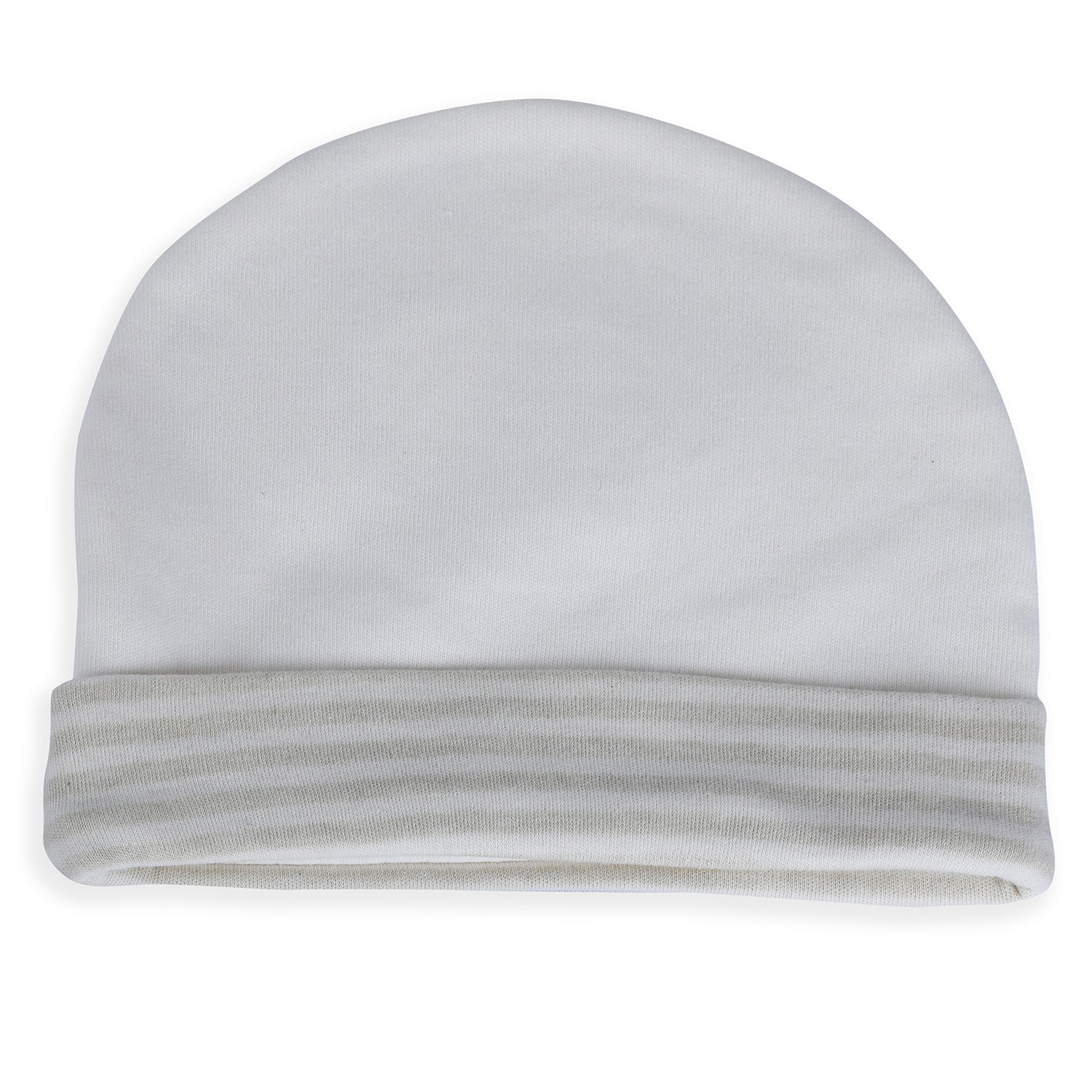 Baby Moo Elephant Organic Soft Cotton Cap - White