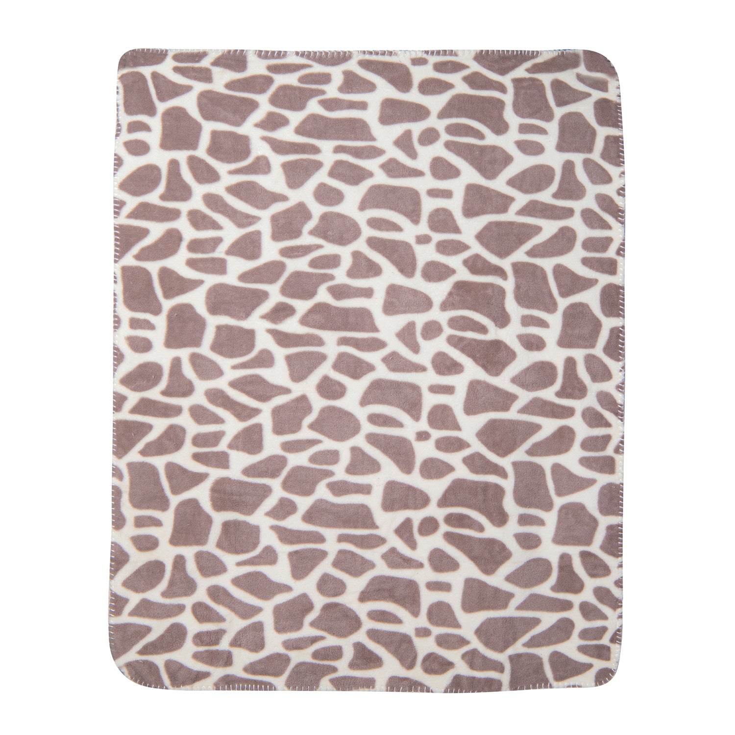 Baby Moo Giraffe Spots Soft Cozy Plush Toy Blanket Grey