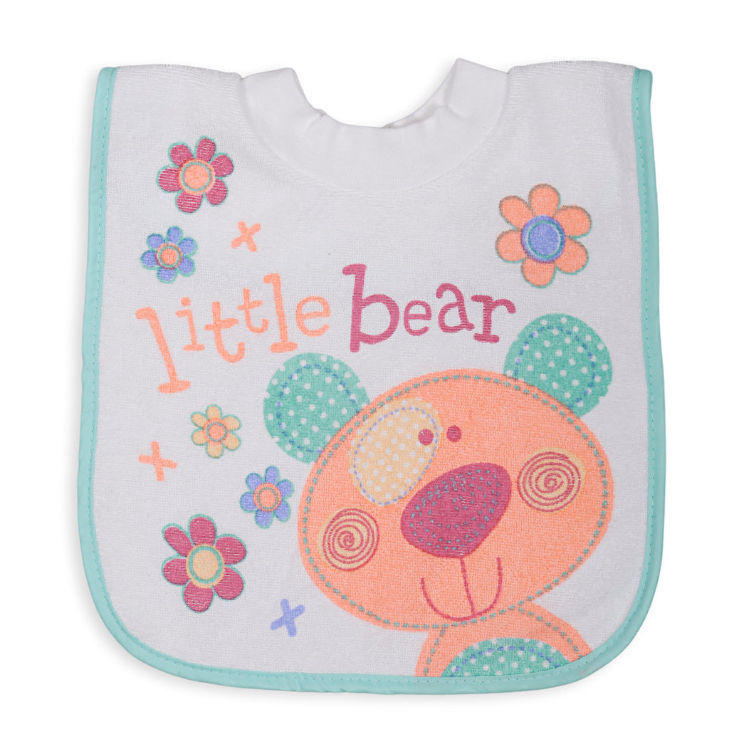 Baby Moo Feeding Bib Little Bear Multicolour