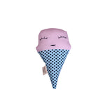 Little By Little Plush/Huggy/Toy Cushion - Sprite The Ice-cream Pillow, Pink & Blue