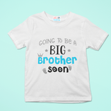 Going To Be A Big Brother Soon (Feet) White Tshirt