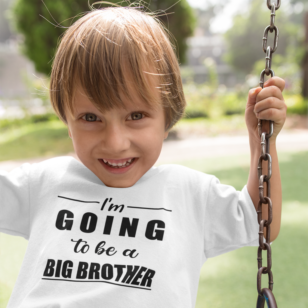 I'm Going To Be A Big Brother White Tshirt