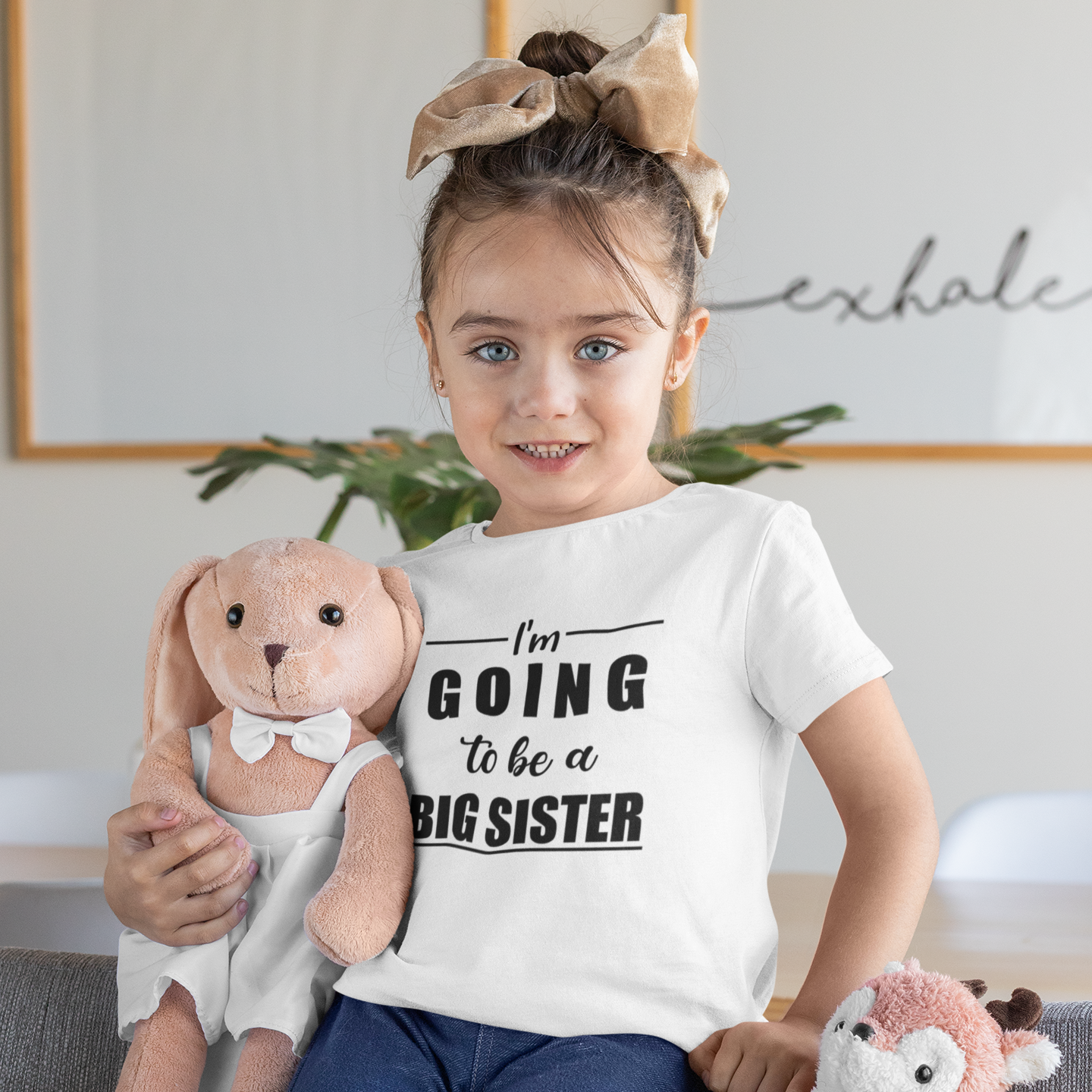 I'm Going To Be a Big Sister White Tshirt