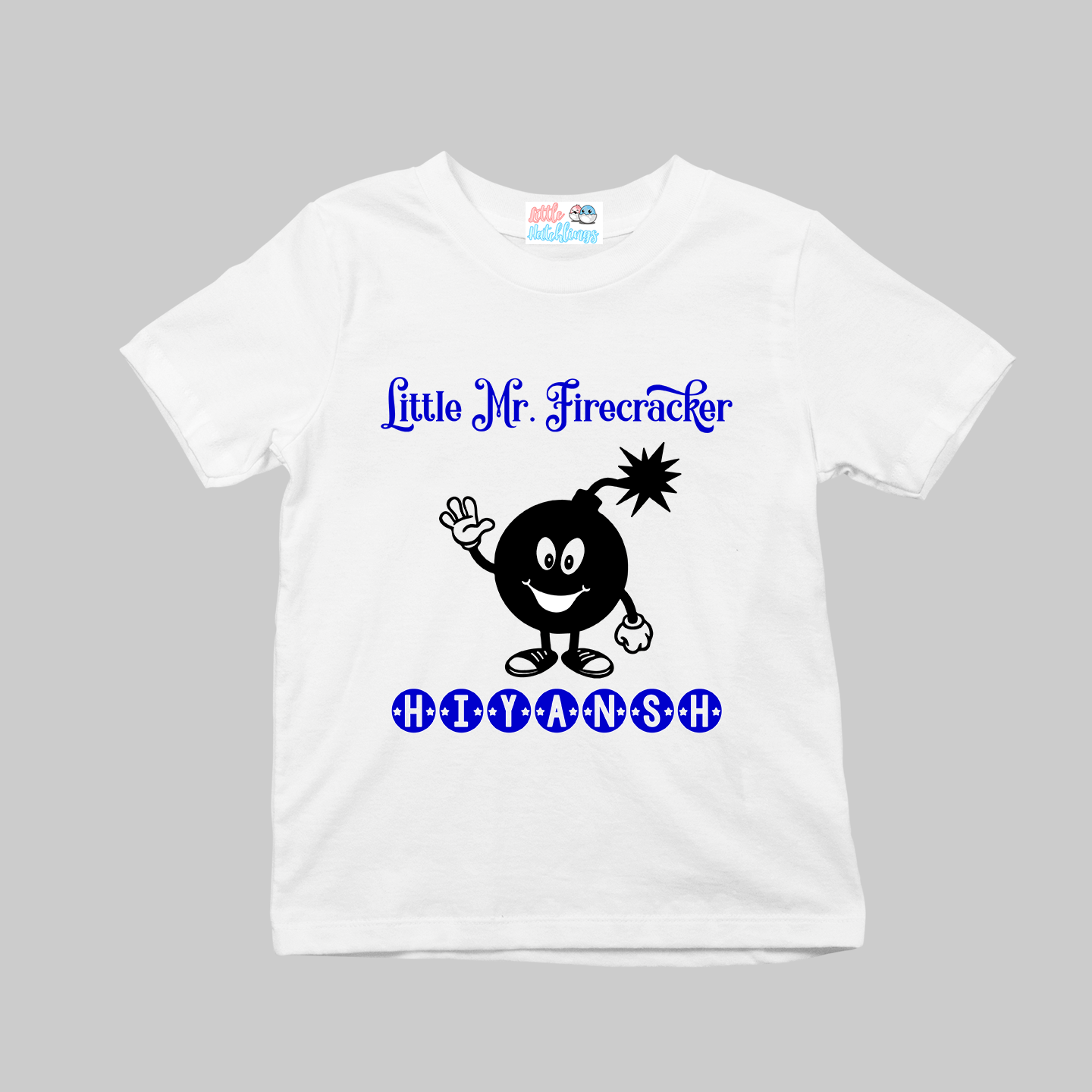 Little Mr. Firecracker White Onesie / Tshirt