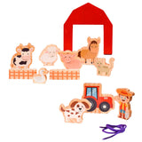Little Jamun 3 in 1 Open Ended Free Play Toys - Farm Life