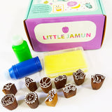 Little Jamun Handmade Block Print Wooden Stamps - The Lil Boys Stamping kit