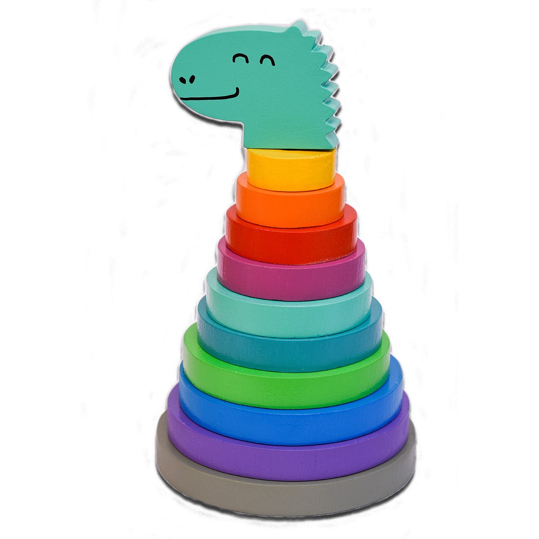 Little Jamun Dinosaur Rainbow Ring Stacker